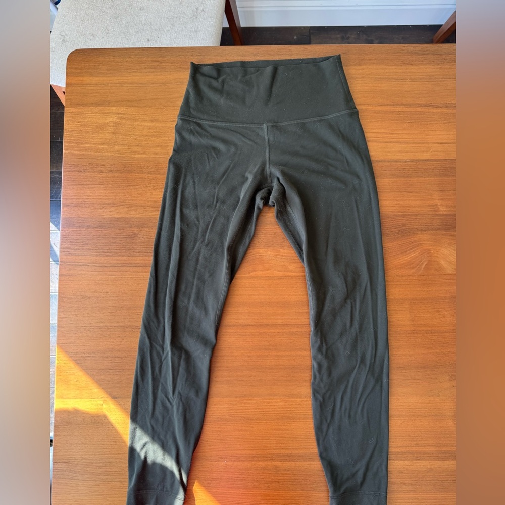 Olive Green Lululemon Align Leggings